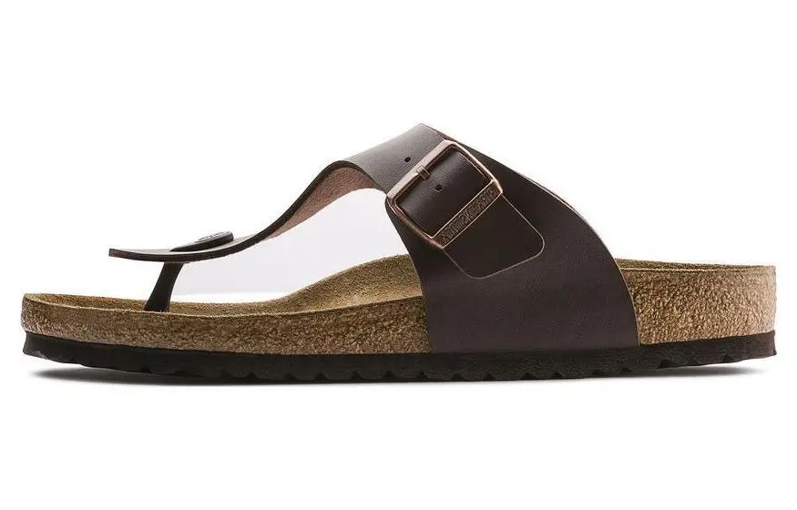 Birkenstock Ramses Quiet Quick Dry Flip Flops Unisex Dark Brown Regular