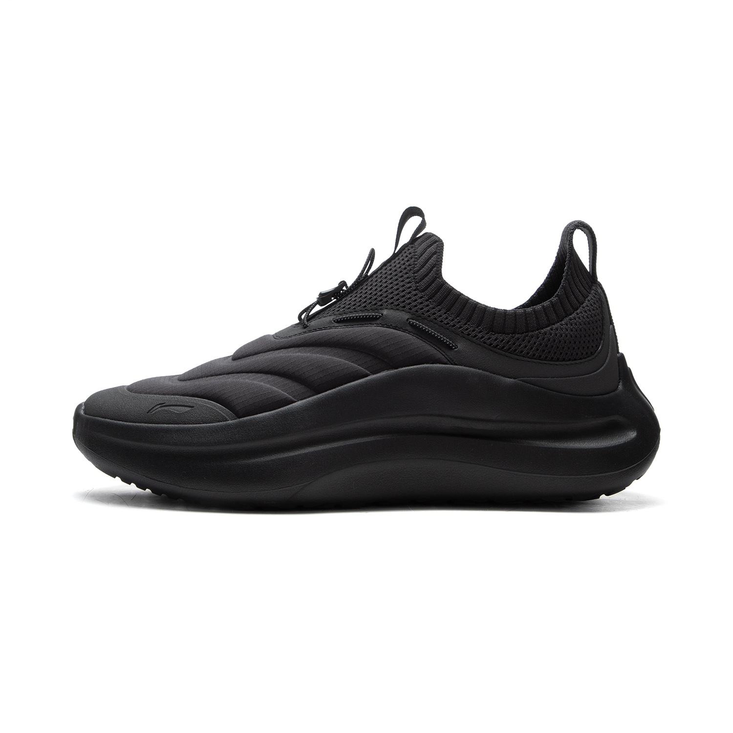 LiNing Cushioning, Slip Resistant, Abrasion Resistant, Lightweight, Rebound Low top Casual Shoes Men's Black
