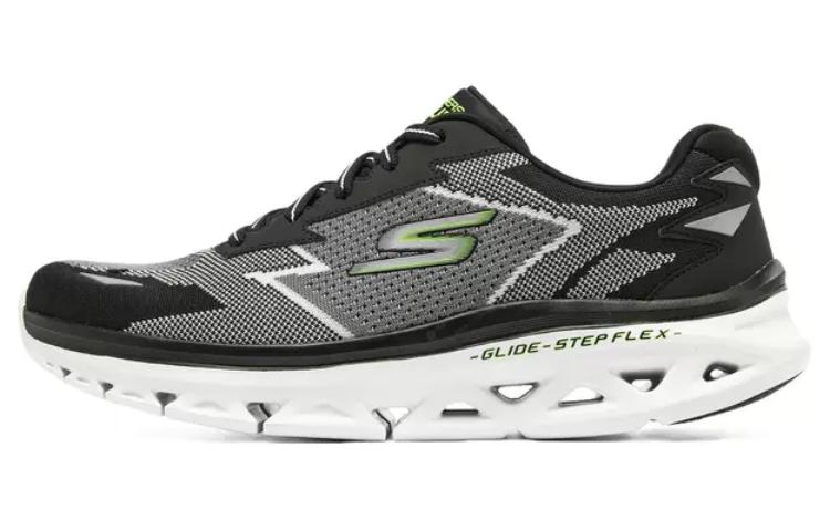 Skechers Glide Step Low Top Sprint Running Shoes Men's Black