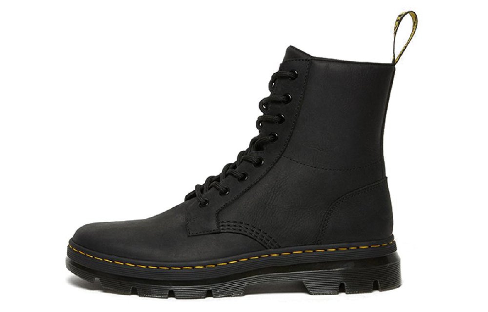 Dr. Martens Combs Leather Casual Boots 'Black'