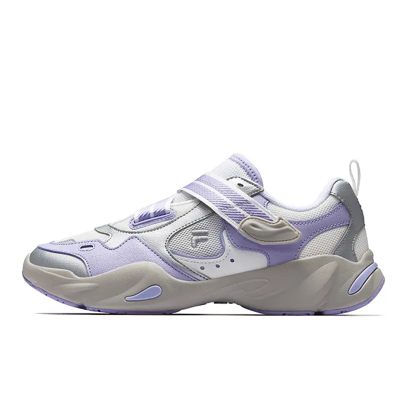 FILA FUSION EVA SLIM Waterdrop Shoes Low Top Casual Shoes Women's Gray Purple
