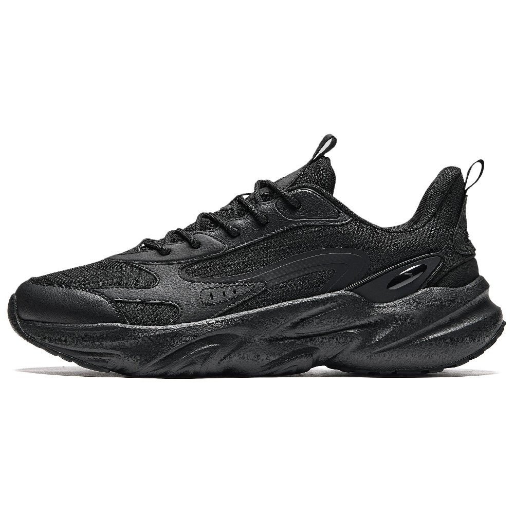 Anta Life Collection Anti Slip Wear Resistant Low Top Casual Shoes Men's Black