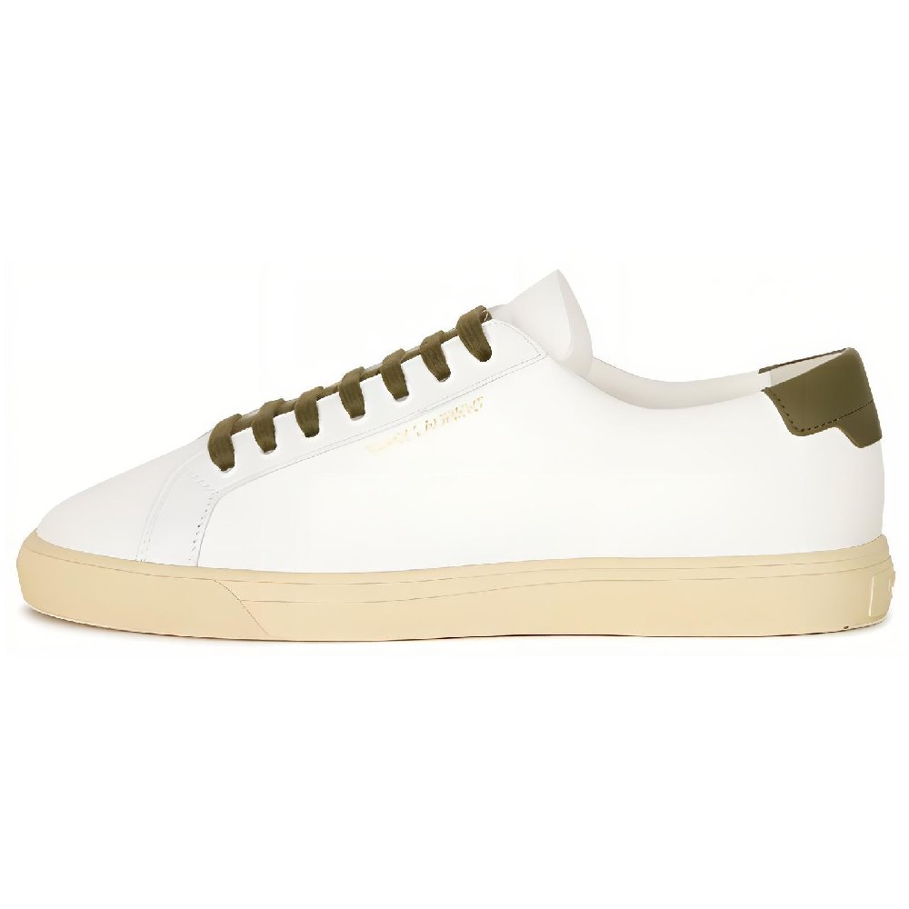 SAINT LAURENT Andy Low-top Leather Sneakers