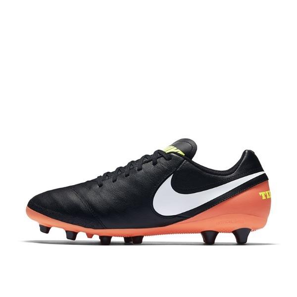 Nike Tiempo Genio 2 Leather Ag Pro 'Black Orange'