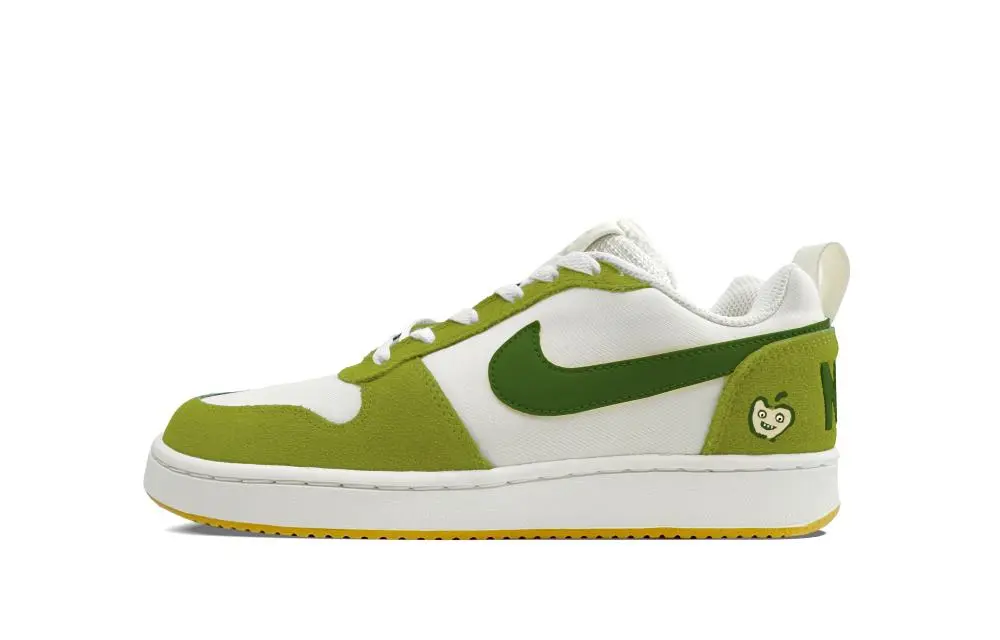 Nike Court Borough PRM Skateboard Shoes Men's Low top Green/Cyan/White