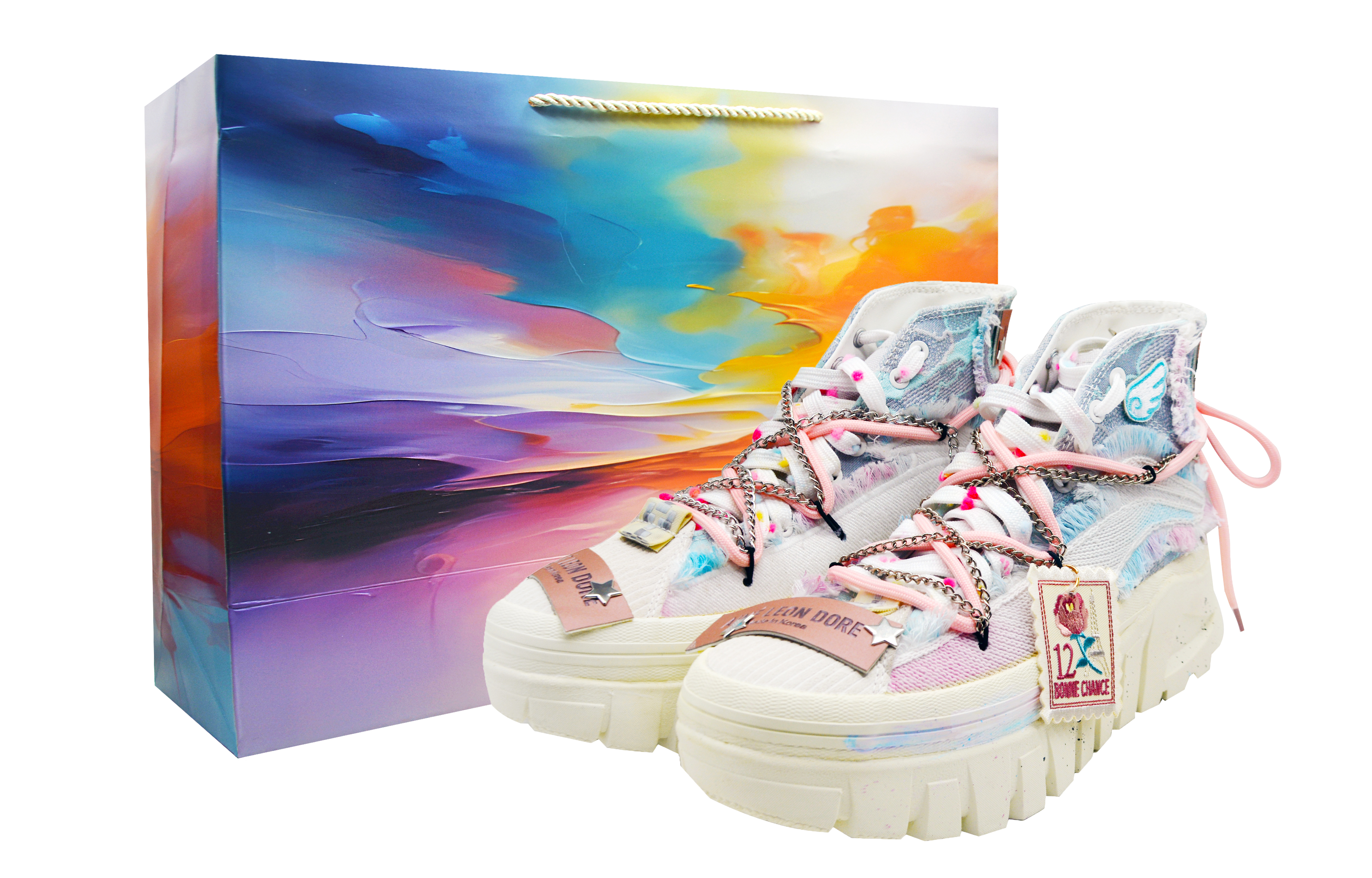 LiNing Shock Absorbers Slip Resistant Abrasion Resistant High top Casual Shoes Women's Cyan