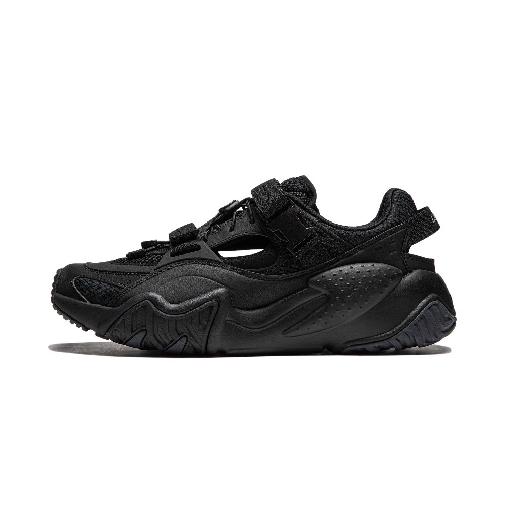 LiNing Sichuan Tour Anti-Slip Wear-Resistant Low-Top Casual Shoes Men's Black