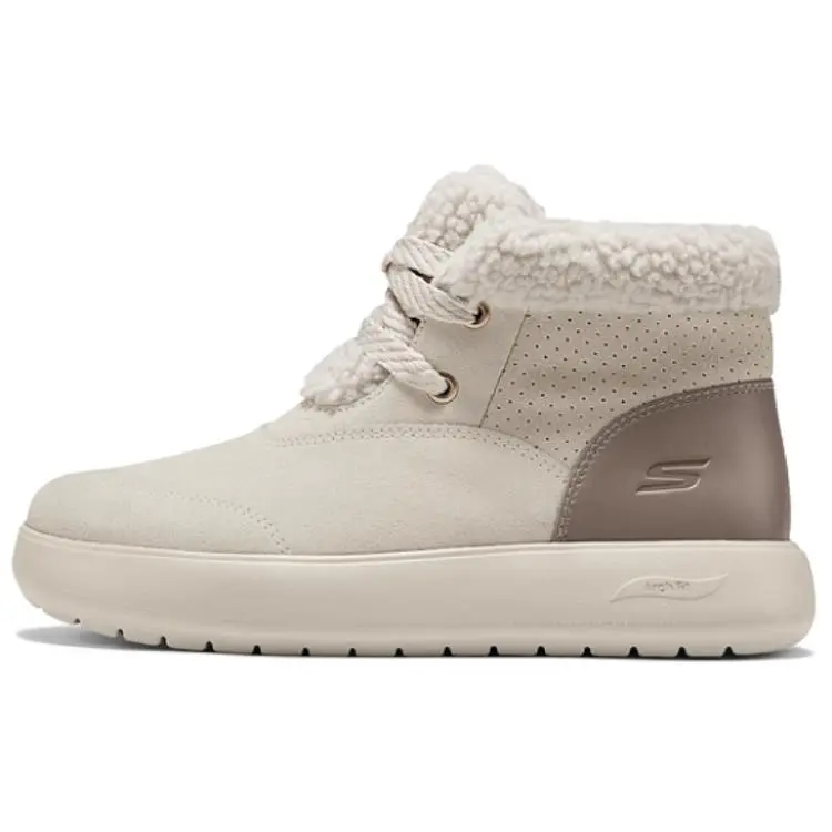 Skechers Short Snow Boots Women's Beige