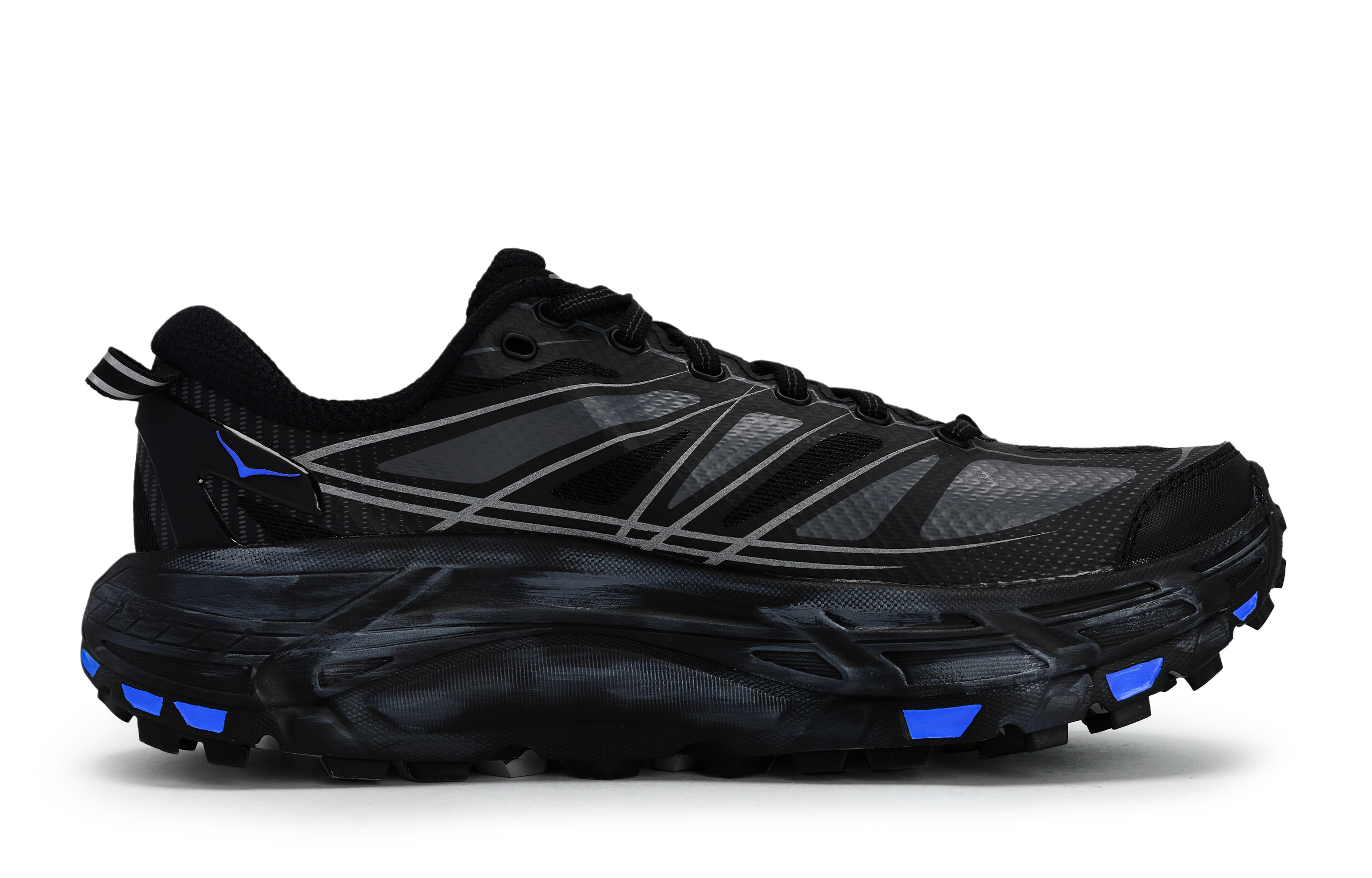HOKA ONE ONE Mafate Speed 2 Abrasion Resistant Low Top Running Shoes Unisex Black Gray Blue купить в интернет-магазине Yoocart с быстрой доставкой по России.