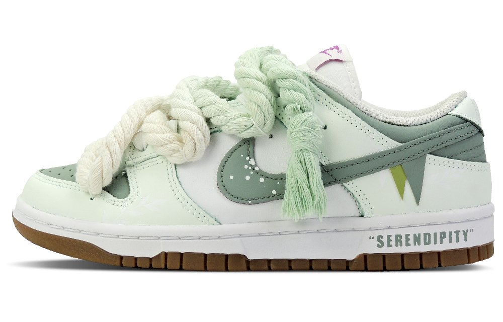 Nike Dunk Mint Mambo Green Foam Guanyin 520 Low-Top Skateboard Shoes Women's White Green