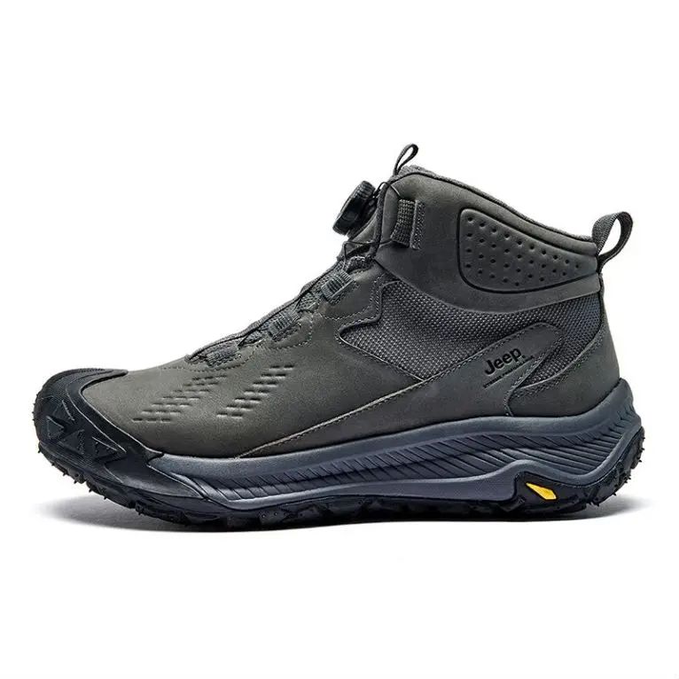 Jeep Mid Top Outdoor Shoes Men's Gray