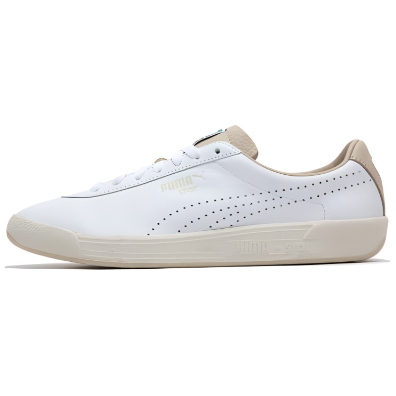 PUMA Star OG Premium Low Top Skateboard Shoes Unisex White Brown