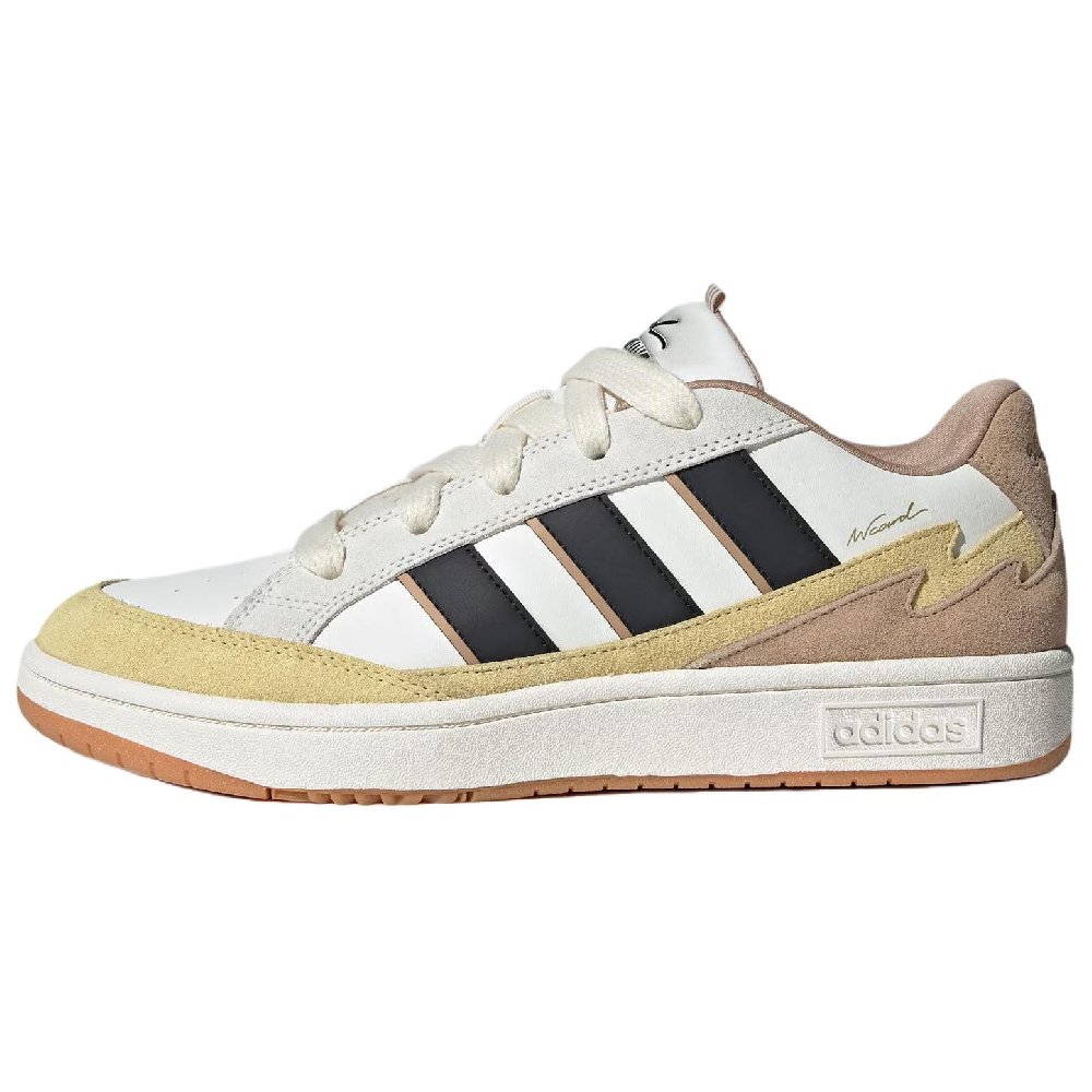 Adidas WCARD ADV Abrasion Resistant Low Top Skateboard Shoes Unisex Bright White