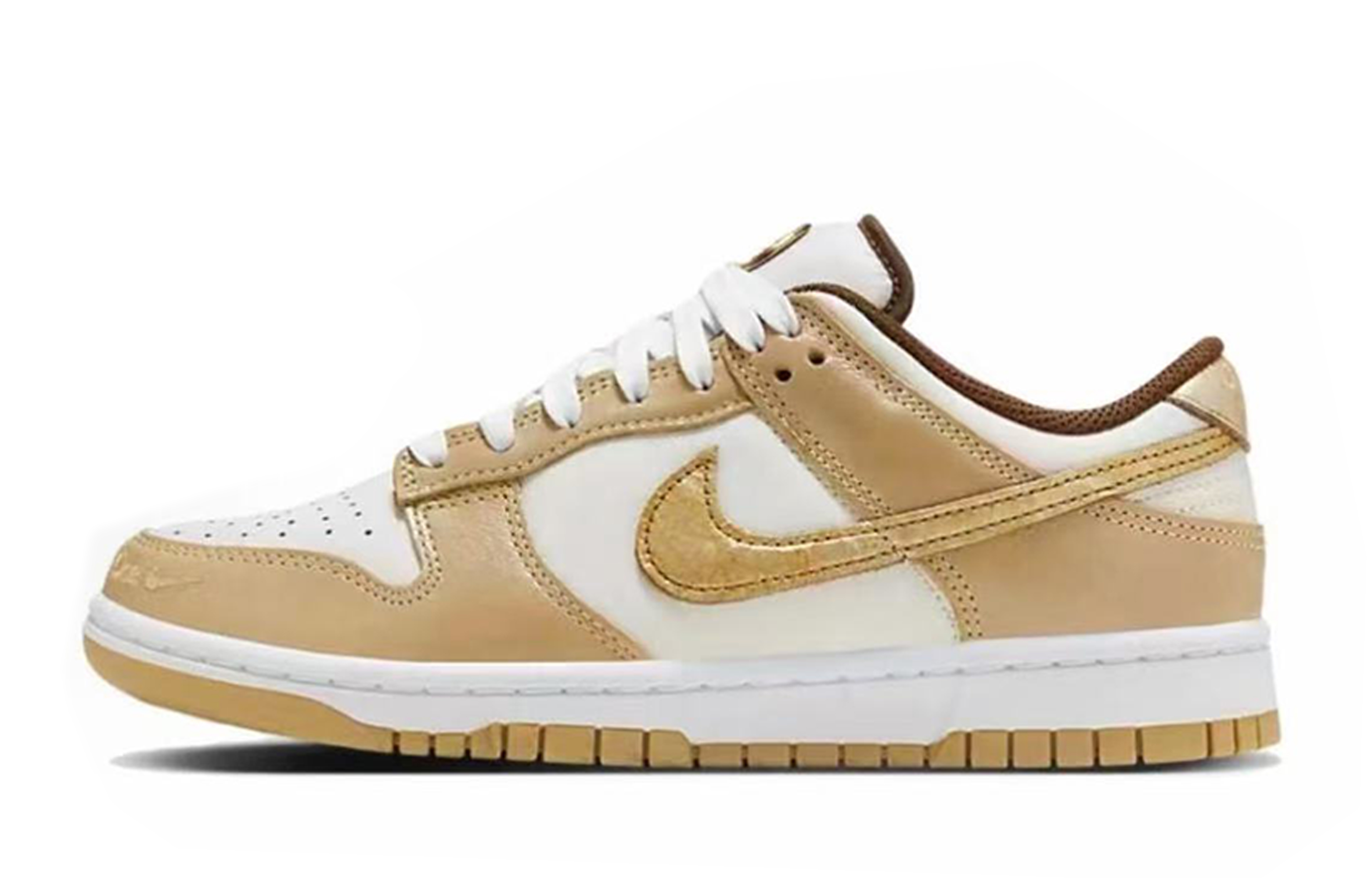 Nike Dunk Skateboard Shoes Women's Low Top Beige/Red/Gold/Brown купить в интернет-магазине Yoocart с быстрой доставкой по России.