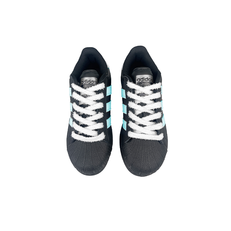 Adidas Originals SUPERSTAR XLG Wear-Resistant Low-Top Skateboard Shoes Unisex Black Blue