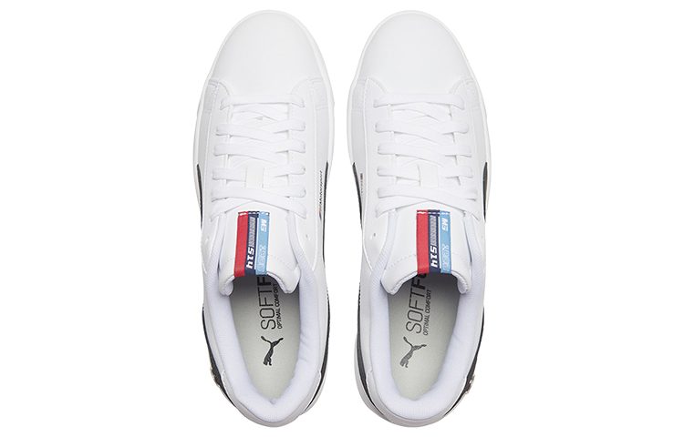 PUMA Bmw Motorsport Court White/Black/Red Casual Board Shoes