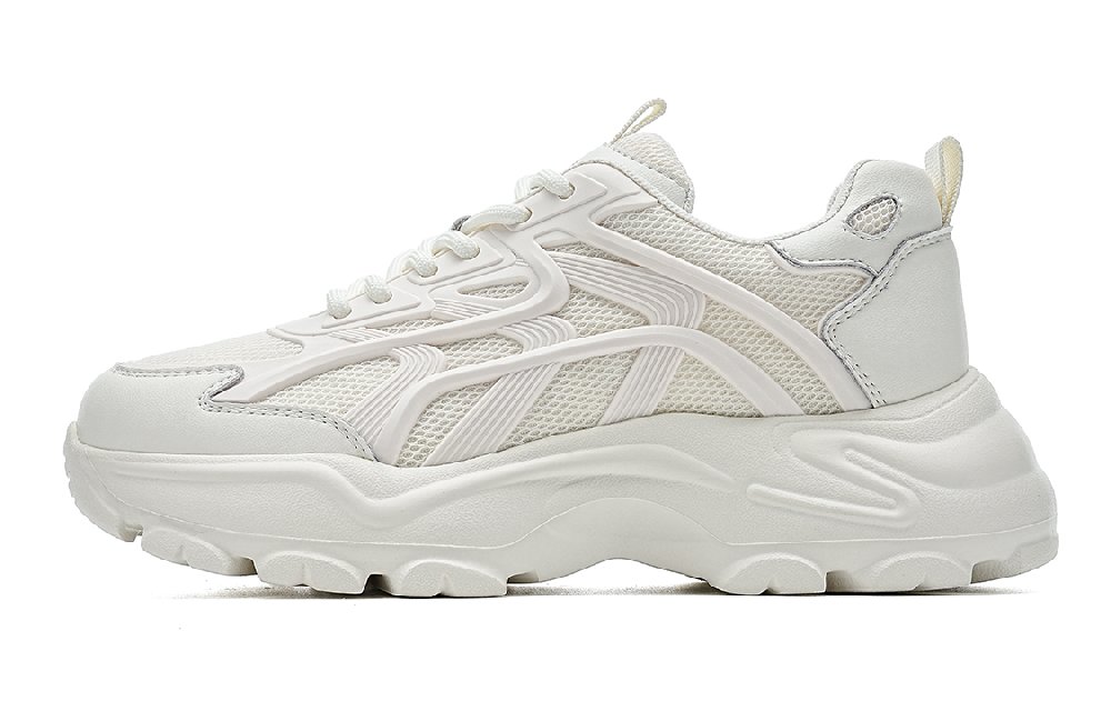 EBLAN Low-Top Chunky Sneakers Women's Beige