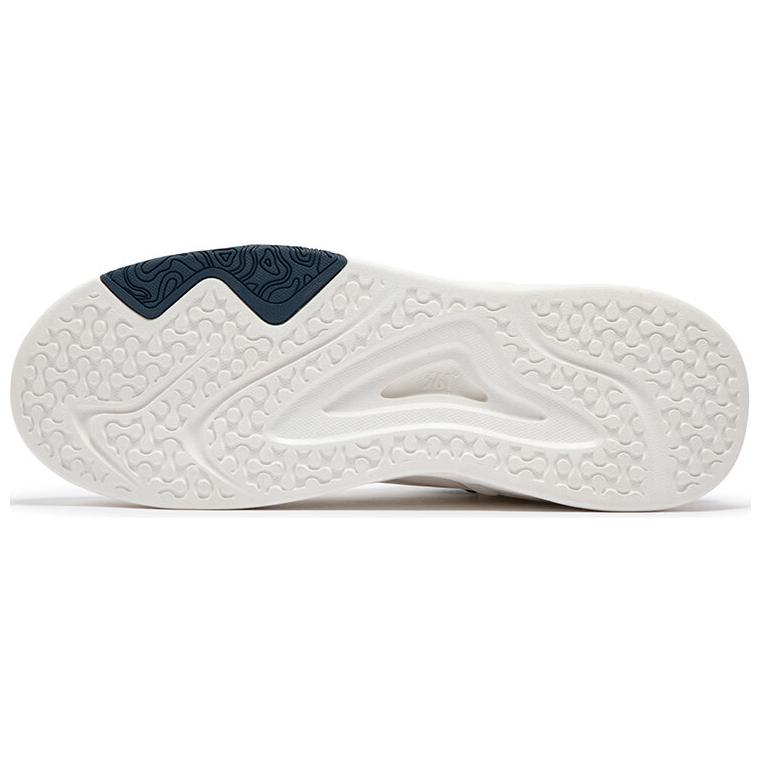 361° Brocade Journey 4 Anti-Slip Wear-Resistant High-Top Skateboard Shoes Men's White Gray Blue