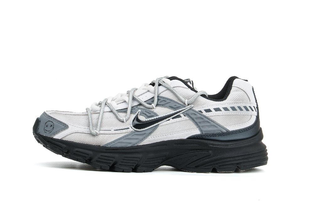 Nike Initiator Cushioning, Wear Resistant Low Top City Commute Running Shoes Unisex Black Gray