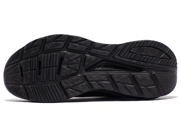 361° Red Flame 3 Anti-Slip And Wear-Resistant Breathable Low-Top Running Shoes Men's Obsidian Black
