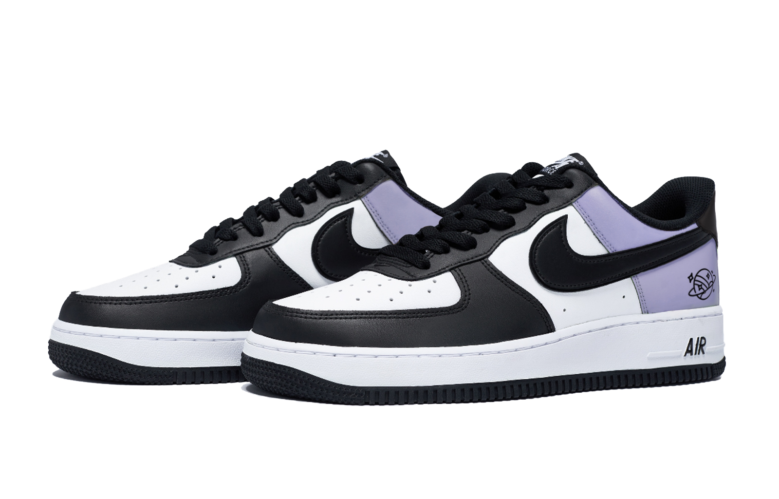 Nike Air Force 1 Puppy Fragment Low Top Skateboard Shoes Men's White Purple купить в интернет-магазине Yoocart с быстрой доставкой по России.