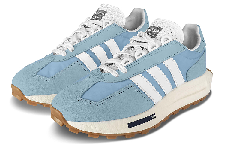 Adidas Originals Retropy E5 Slip Resistant, Abrasion Resistant, Breathable Low Top Running Shoes Unisex Blue