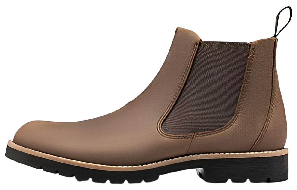 Ecco Justin Ankle-Length Chelsea Boots Men's Cocoa Brown