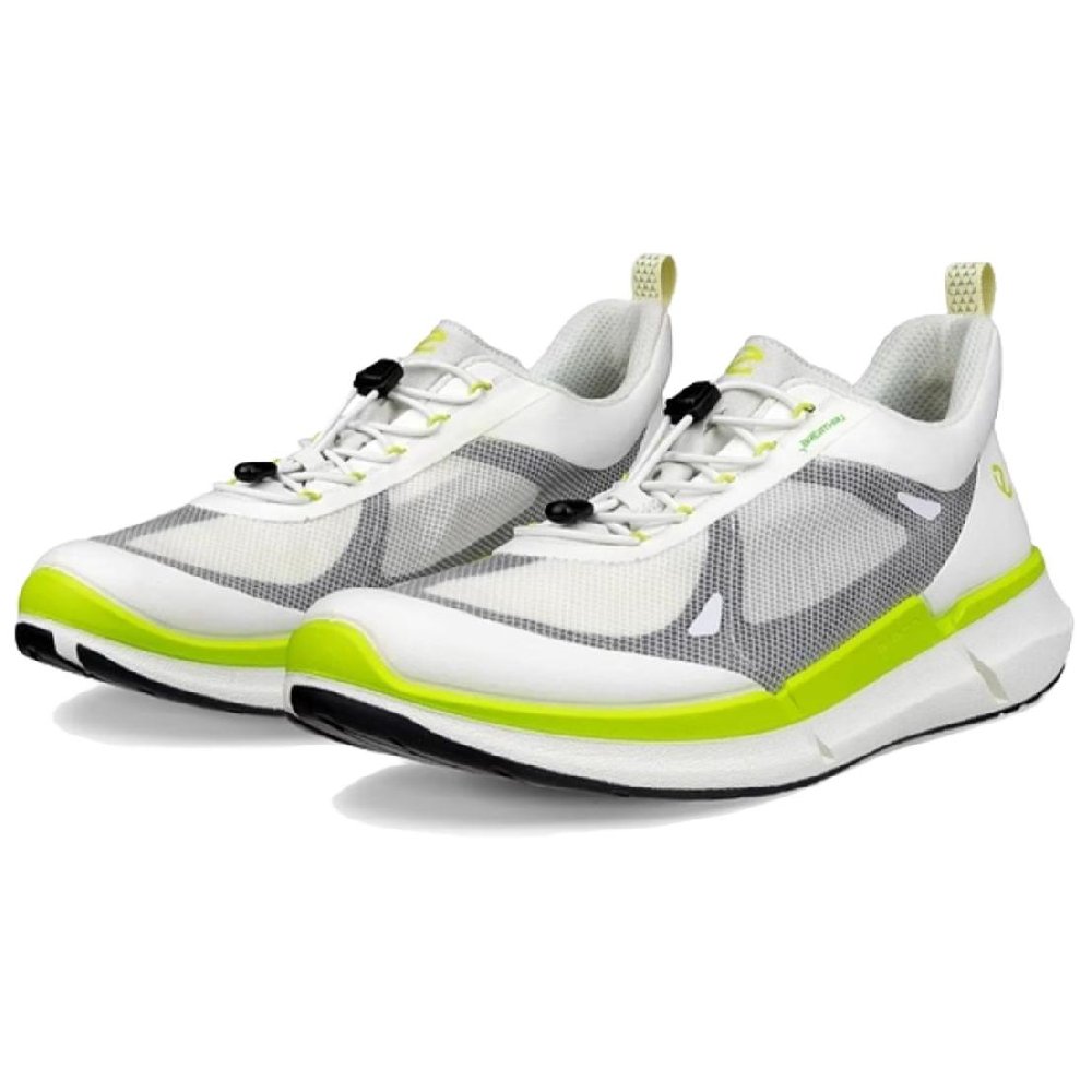 Ecco Biom 2.2 Low-Top Casual Shoes Men's White Black Green