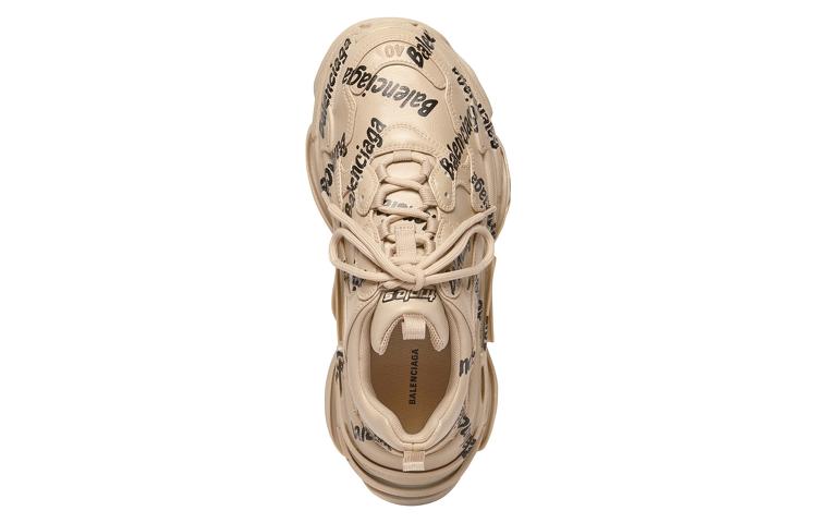 Balenciaga Women's Triple S 'Logotype - Beige' купить в интернет-магазине Yoocart с быстрой доставкой по России.