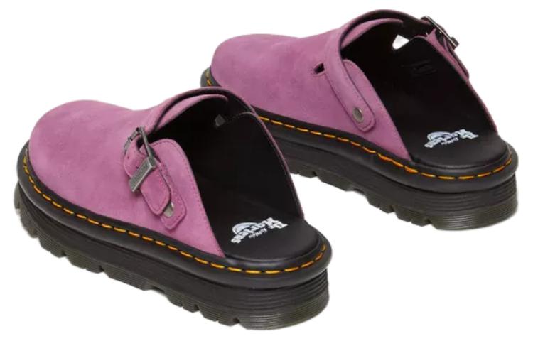 Dr. Martens Zebzag Suede Slingback Platform Mule Muted Purple купить в интернет-магазине Yoocart с быстрой доставкой по России.