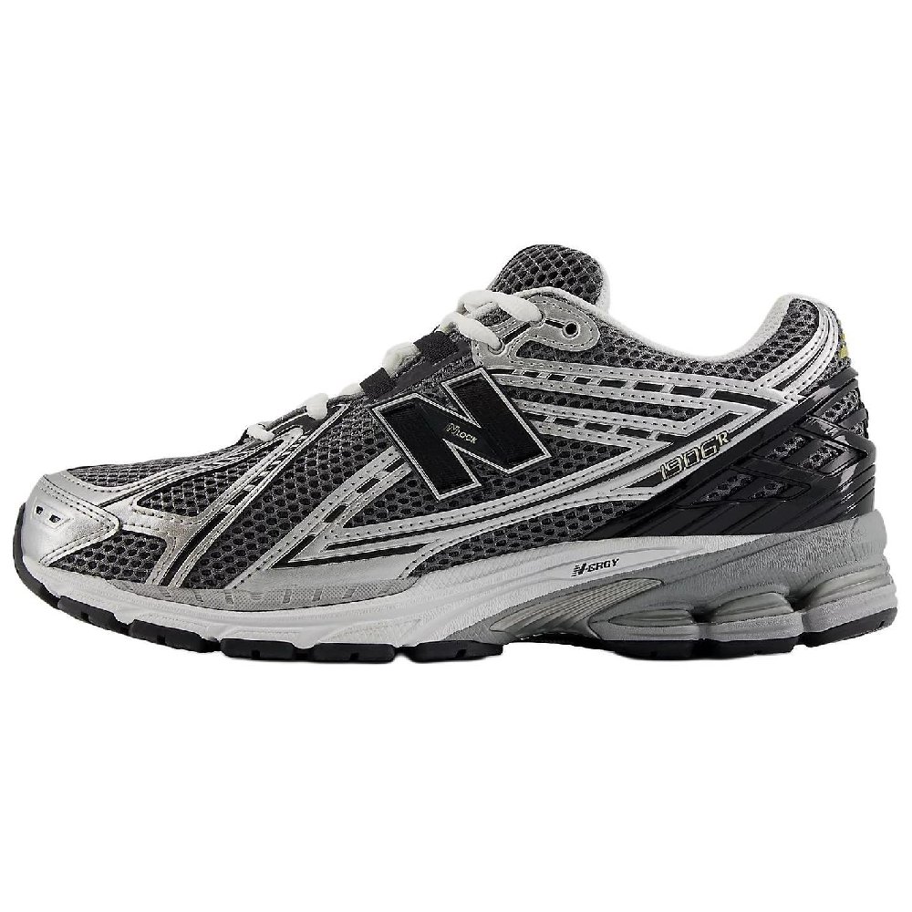 New Balance NB 1906R Anti-Slip Wear-Resistant Low-Top Casual Running Shoes Unisex Silver Black