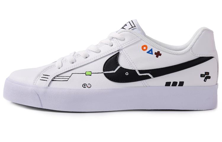 Nike Court Royale Low-Top Skateboard Shoes Men's Black White