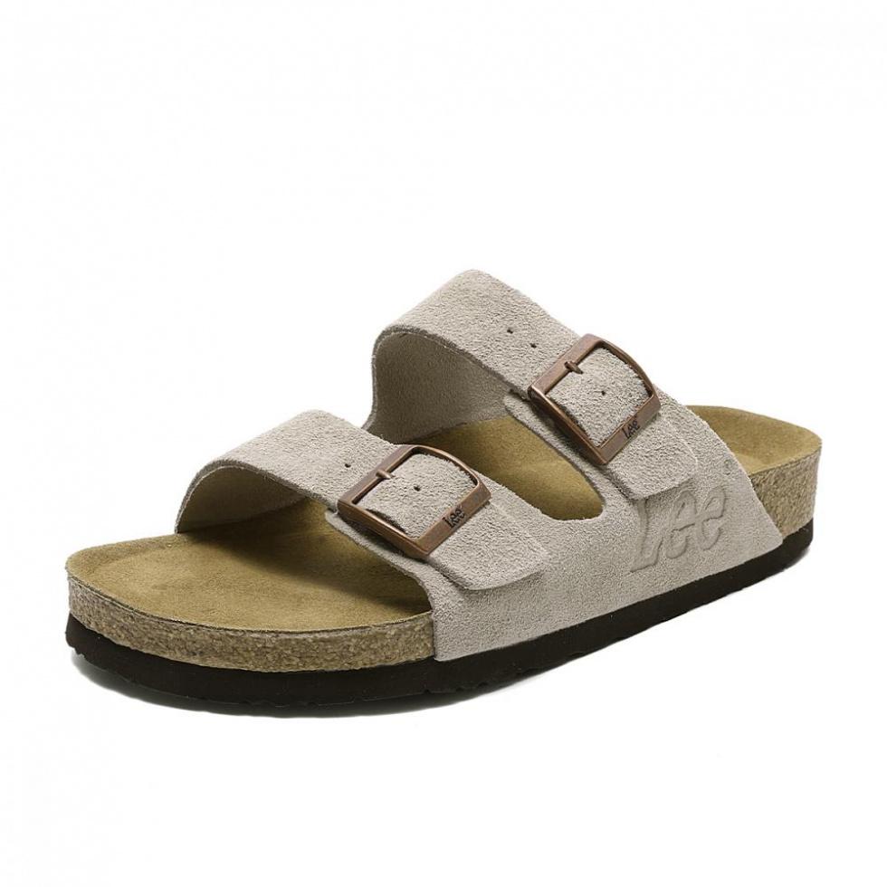 Lee Slide Slippers Unisex Yellow Brown/Sandy Earth/Gray/Brown