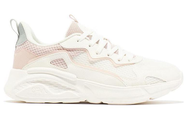361° Wear-Resistant Breathable Slip-Resistant Low-Top Casual Shoes Women's White Pink