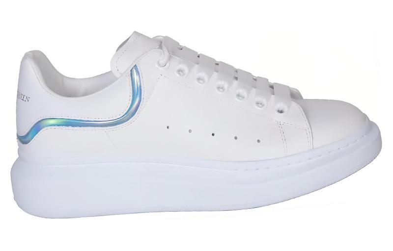 Alexander McQueen Oversized White Iridescent Stripe