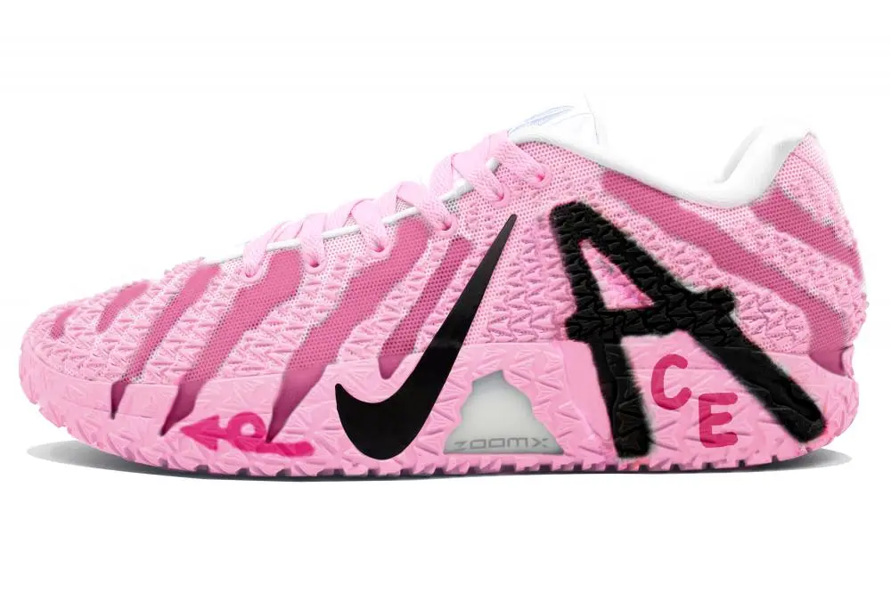 Nike Ja Morant 3 Honey Peach Cushioning, Wear Resistant Low top Basketball Shoes Unisex Pink