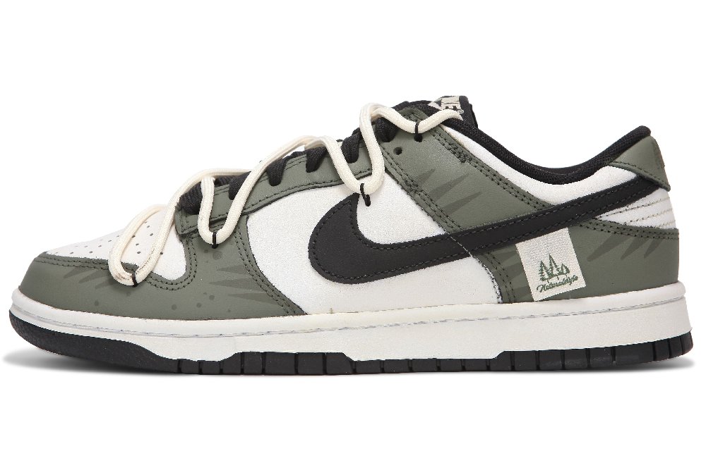 Nike Dunk 'Black' Wear-Resistant Low-Top Skateboard Shoes GS Jasper