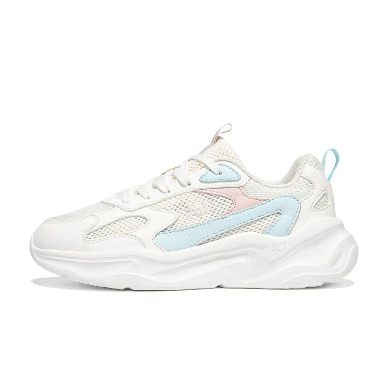361° Cushioning Lightweight Low-Top Training Running Shoes Women's White Blue