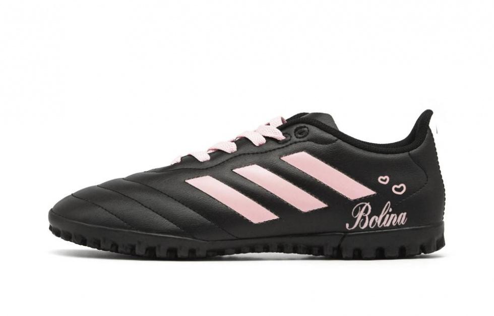 Adidas GOLETTO VII Abrasion Resistant Breathable Soccer Shoes Unisex Black