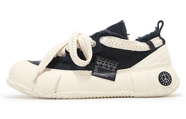 VESSEL G.O.P. 2.0 MARSHMALLOW Lows Durable Breathable Low-Top Canvas Shoes Unisex Black