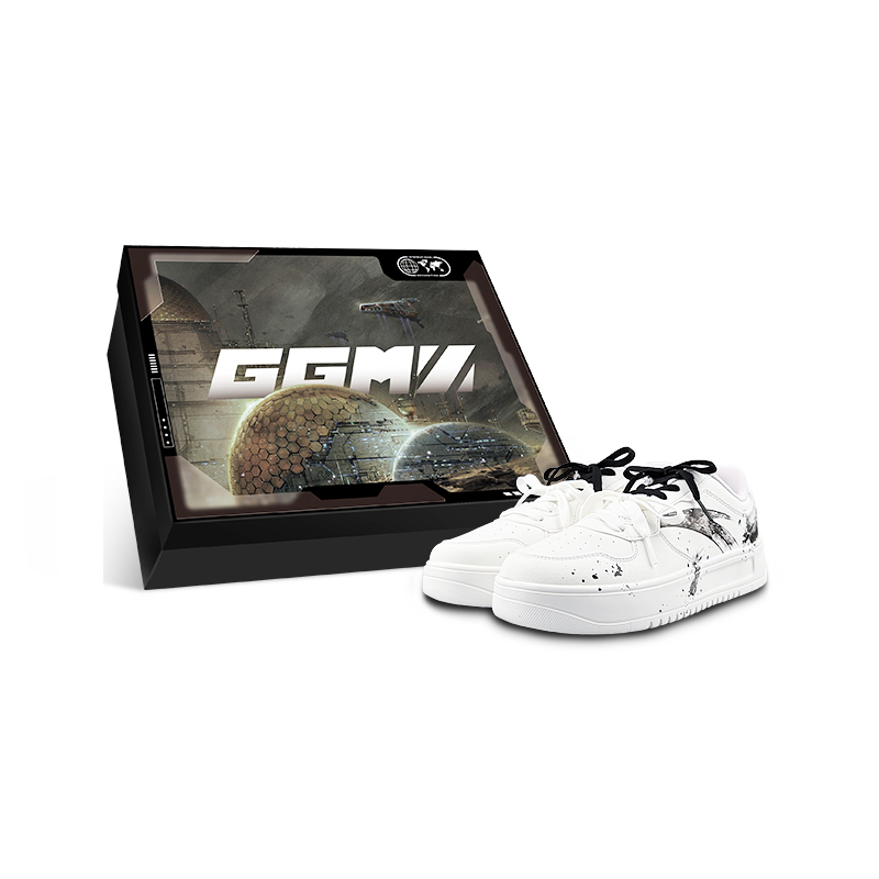 Anta Relaxed Wear resistant And Lightweight Low Top Skateboard Shoes Women's White
