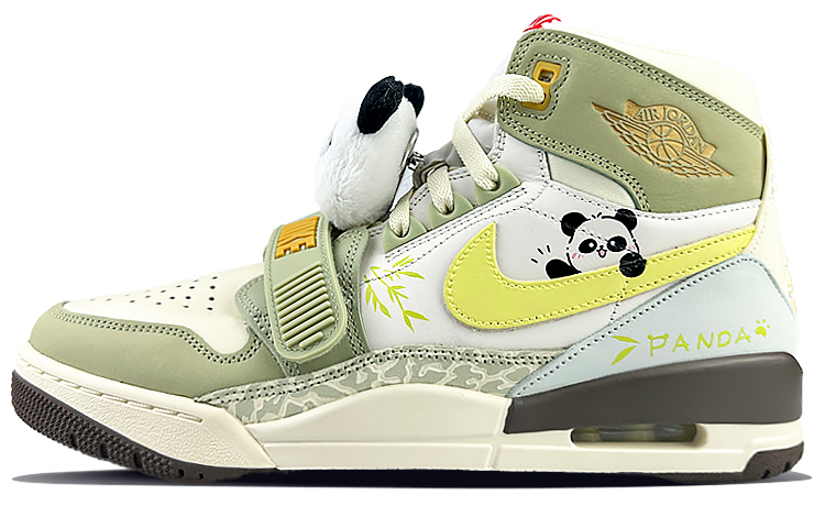 Jordan Legacy 312 High-Top Vintage Basketball Shoes Men's Green