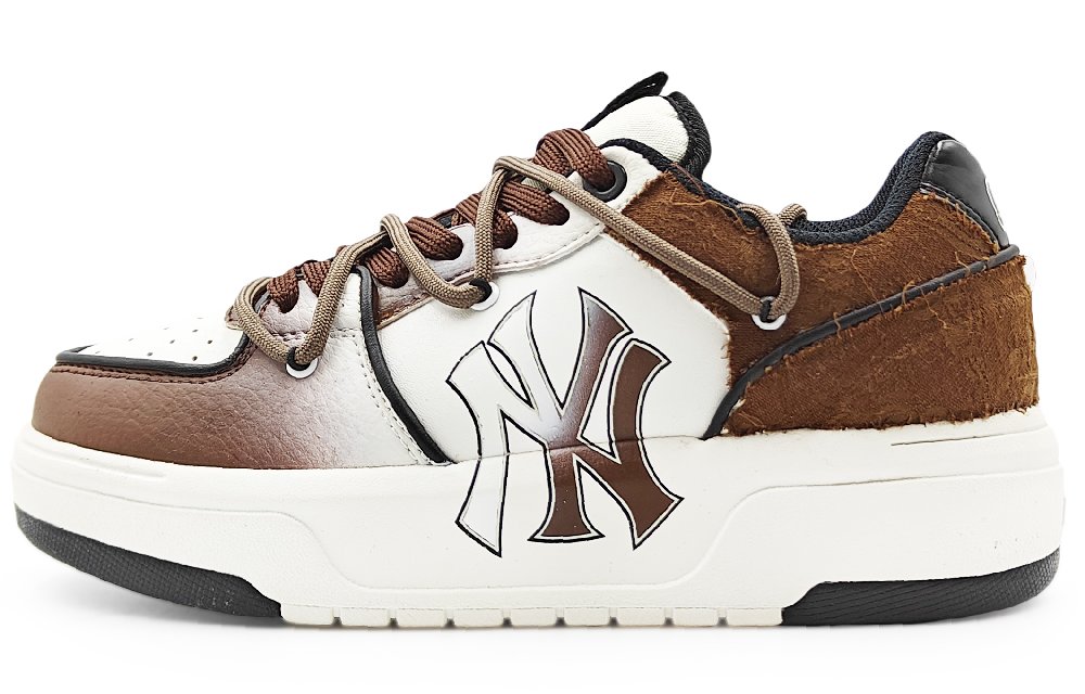 MLB Chunky Liner Abrasion Resistant Low Top Skateboard Shoes Unisex Brown