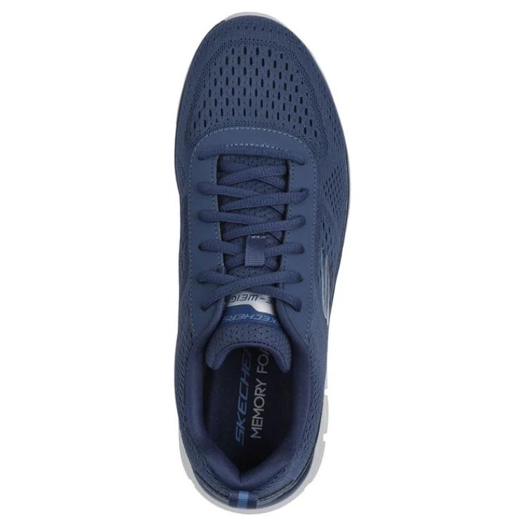 Skechers Skechers Track Breathable And Wear-resistant Low-Top Casual Shoes Men's Blue купить в интернет-магазине Yoocart с быстрой доставкой по России.