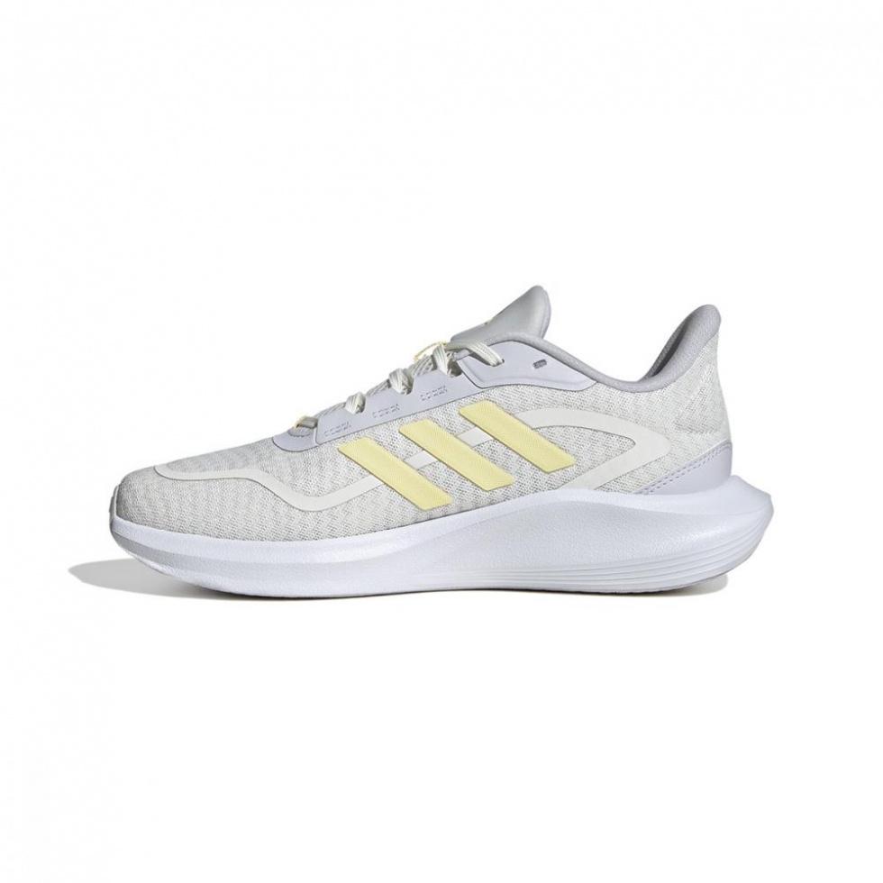 Adidas Breathable Moisture-Wicking Lightweight Low-Top Running Shoes Women's White Yellow