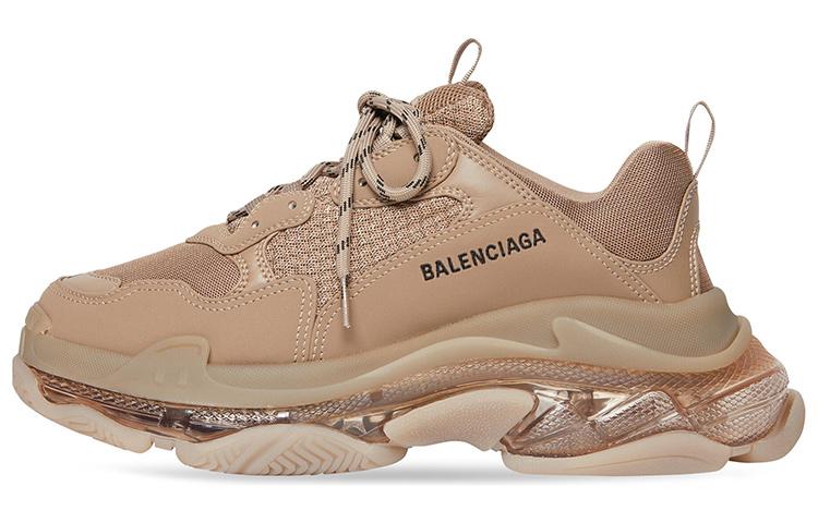 Balenciaga Triple S Clear Sole 'Brown' Men's