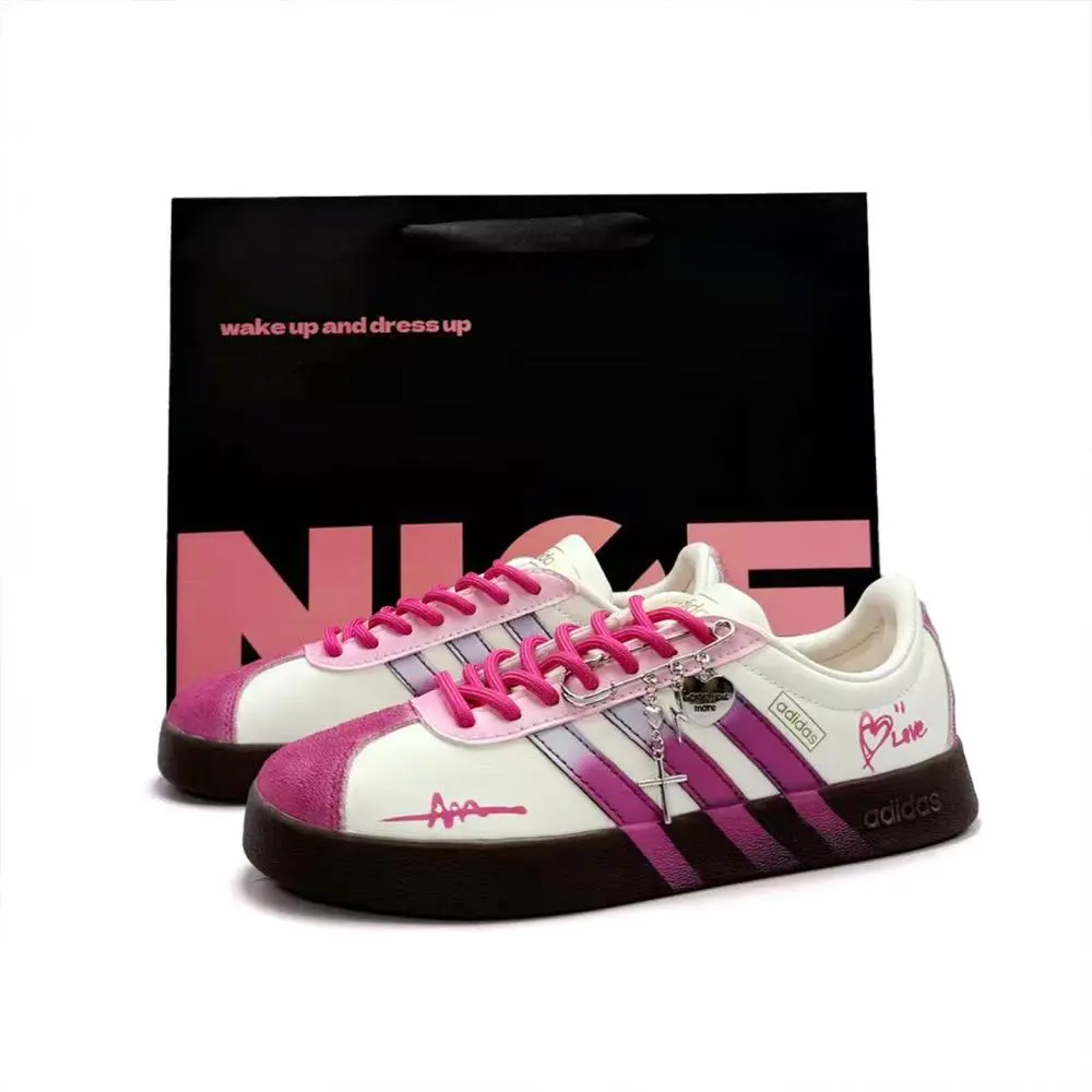 Adidas VL Court 2.0 Skateboard Shoes Women's Low top White