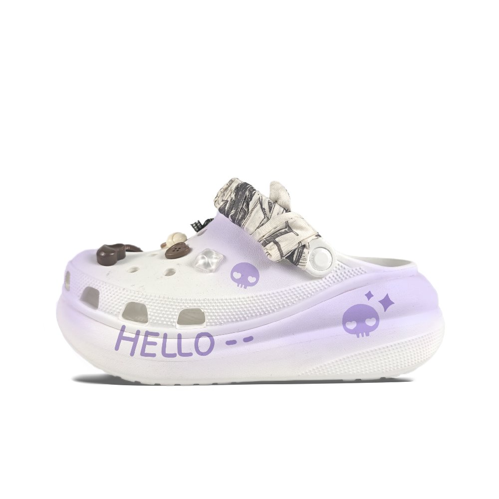 Crocs Crush Clog Clogs Unisex White