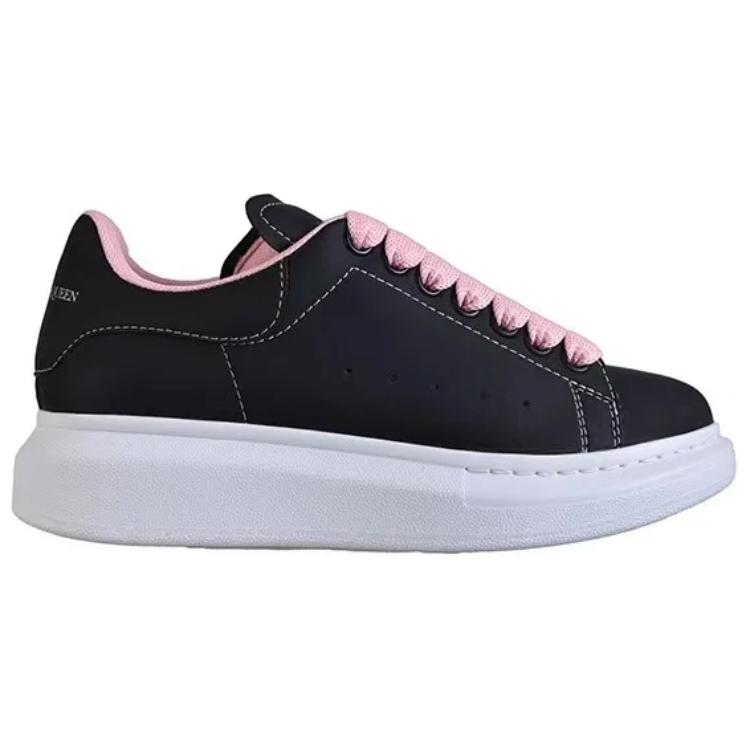 Alexander McQueen Low-Top Casual Shoes Women's Black Pink