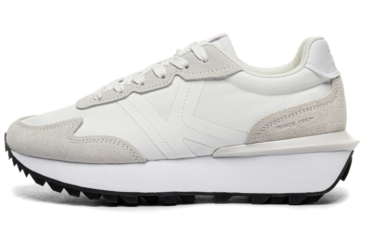 Kappa Slip Resistant, Breathable, Lightweight Low Top Running Shoes Unisex Classic White